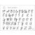 Monogramos tortadísz "vonal script"