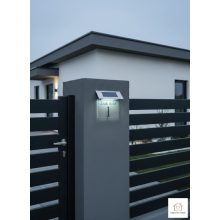 Világító LED-es napelemes házszámtábla