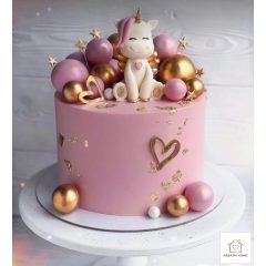 Torta dekor szivecske
