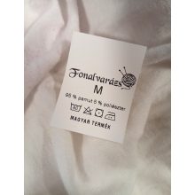 Poliamid textil cimke saját logóval  3*4