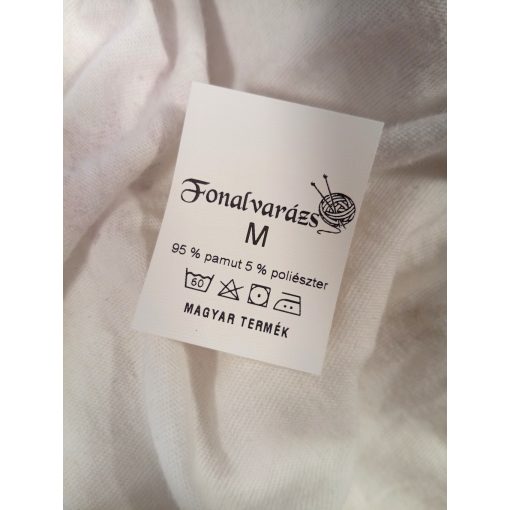 Poliamid textil cimke saját logóval  3*4