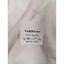 Poliamid textil cimke egyedi logóval 3*3 cm