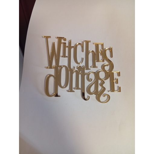 Witches tortadísz