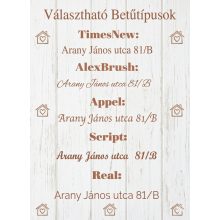 Modern Antracit Plexi Házszámtábla – Elegancia és Időtállóság