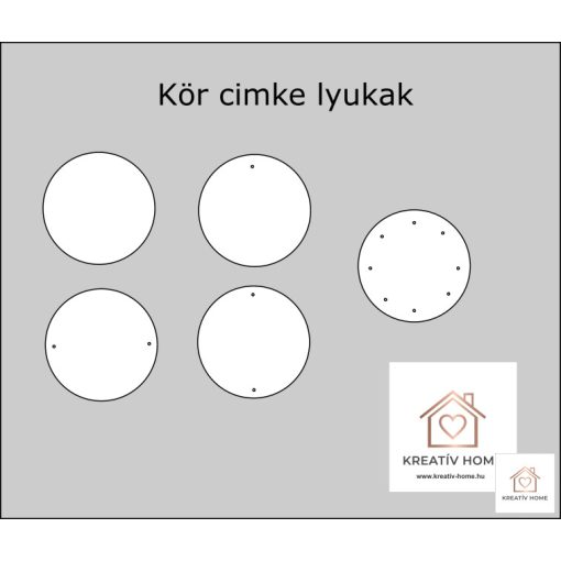 Egyedi logózott bőr cimke kör alakú