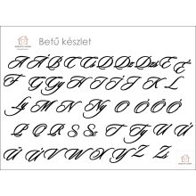 Monogramos tortadísz díszes oldal
