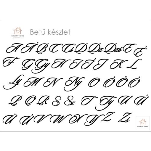 Monogramos tortadísz díszes oldal