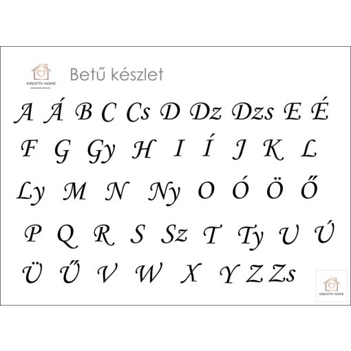 Monogramos tortadísz összefűzve oldal