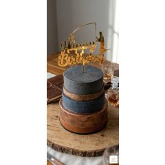 Horgász szülinapi torta beszúró