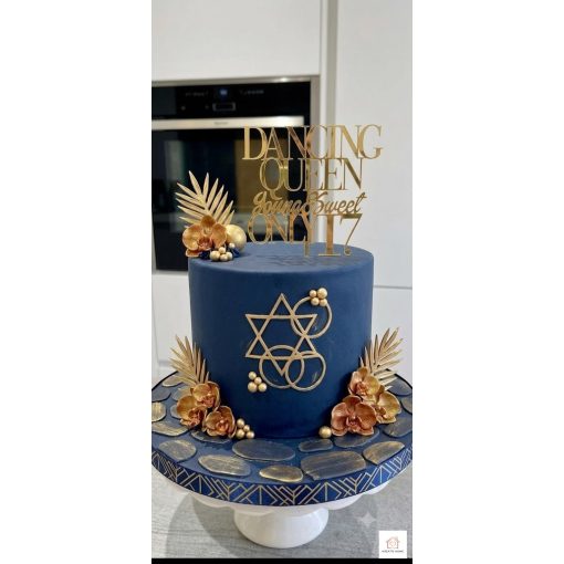 17 születésnapi torta beszúró Dancing Queen