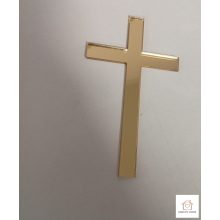 Tükörarany kereszt a torta oldalára "nagy"