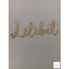 Tükörarany Lilibet neves tortadísz