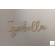 Tükörarany Izabella neves tortadísz
