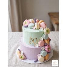 Számos szülinapi tortadisz csomag-50es 4 db