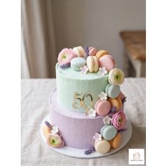 Számos szülinapi tortadisz csomag-50es 4 db