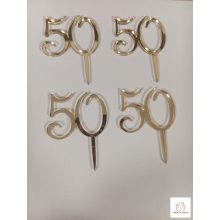 Számos szülinapi tortadisz csomag-50es 4 db